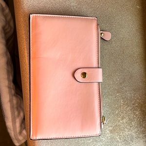 Light pink ink wallet